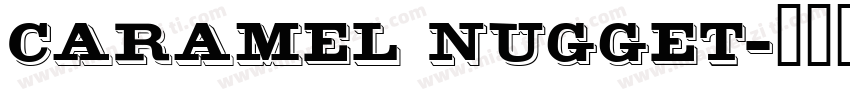 caramel nugget字体转换